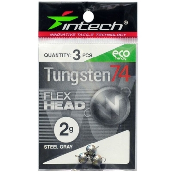 Груз разборный INTECH Tungsten 74 Steel Gray 0,7 г (5 шт.) в интернет магазине Rybaki.ru