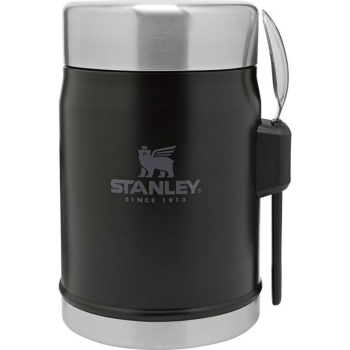 Термос для еды STANLEY Classic (тепло 7 ч/ холод 7 ч) 0,4 л цв. чёрный в интернет магазине Rybaki.ru
