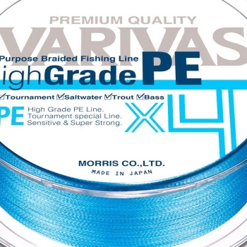 Плетенка VARIVAS High Grade PEx4 150 м цв. Голубой # 0,6 в интернет магазине Rybaki.ru