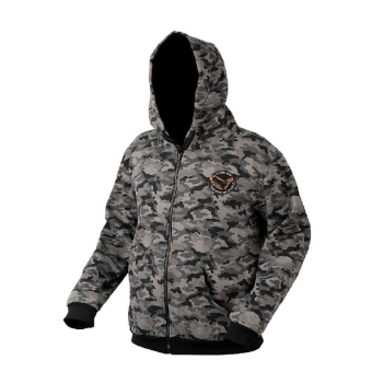 Толстовка SAVAGE GEAR Black Savage Zip Hoodie цвет камуфляж в интернет магазине Rybaki.ru