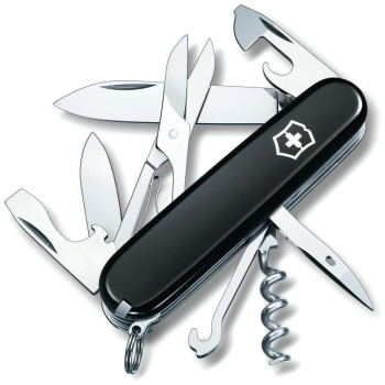 Нож VICTORINOX Huntsman 91мм 15 функций цв. черный в интернет магазине Rybaki.ru