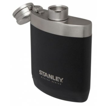 Фляжка STANLEY Master 0,23 л с гравировкой цв. черный