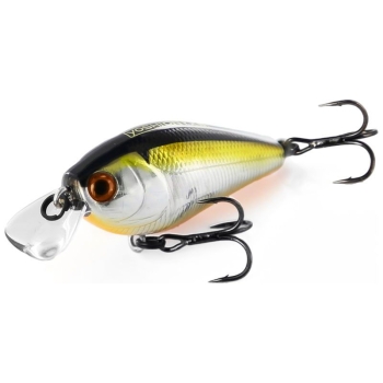 Воблер YOSHI ONYX Shi Crank 38 F код цв. Y-321 цв. Silver Black Orange Belly