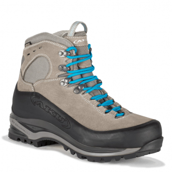 Ботинки треккинговые AKU WS Superalp GTX цвет L.Grey / Turquoise