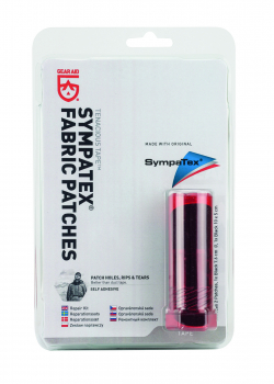 Набор заплаток GEAR AID Sympatex Fabric Patches цв. черный (10 х 5 см / диам. 7,6 см)