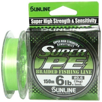 Плетенка SUNLINE New Super PE 150 м 0.4 цв. light green в интернет магазине Rybaki.ru