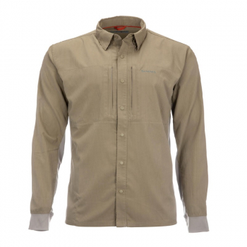 Рубашка SIMMS Bugstopper Intruder BiComp LS Shirt '21 цвет Tan в интернет магазине Rybaki.ru