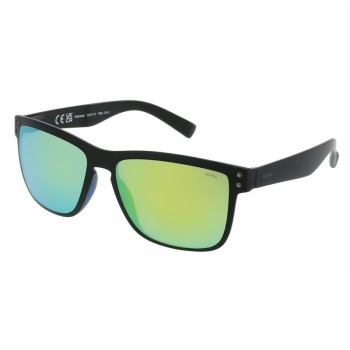 Очки поляризационные INVU Спортивные A2114D цв. Matt Black/Blue цв. ст. PolycarbonateMirrorRevoGreen onGreen в интернет магазине Rybaki.ru