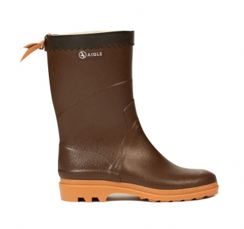 Сапоги AIGLE Bison M короткие цвет Marron