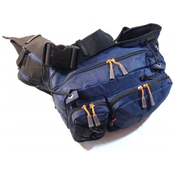 Сумка рыболовная GEECRACK Gee602 Hip Bag Type-2 цвет Blue в интернет магазине Rybaki.ru