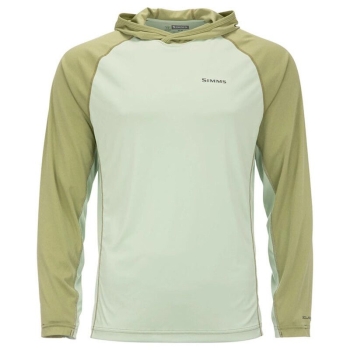 Термокофта SIMMS Bugstopper Solarflex Hoody цвет Light Green / Sage Heather
