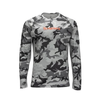 Термокофта SIMMS SolarVent Crew цвет Woodland Camo Steel