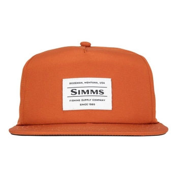 Кепка SIMMS Unstructured Flat Brim Cap цвет Simms Orange