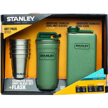 Набор STANLEY стопки Adventure 0,59 л + фляга 0,23 л цв. Зеленый в интернет магазине Rybaki.ru