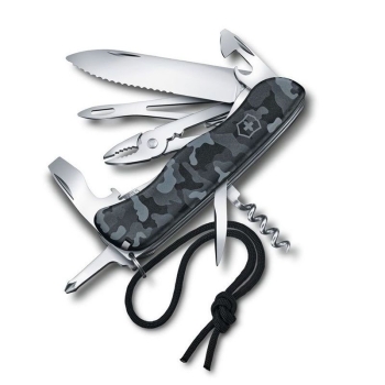 Нож VICTORINOX Skipper 111мм 18 функций цв. морской камуфляж в интернет магазине Rybaki.ru