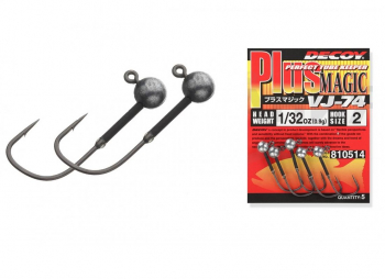 Джиг-Головка DECOY VJ-74 Plus Magic № 3 2,5 г 3/32 oz в интернет магазине Rybaki.ru