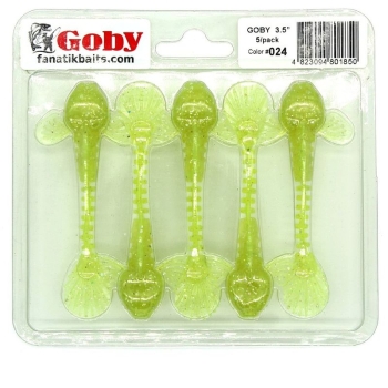 Малёк FANATIK Goby 4,5" (5 шт.) код цв. 024