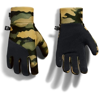 Перчатки THE NORTH FACE Women's Denali Etip Glove цвет Burnt Olive Green Woods Camo