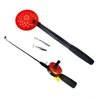 Набор TROUT PRO Ice Set 1 (удочка, черпак, блёсны) в интернет магазине Rybaki.ru