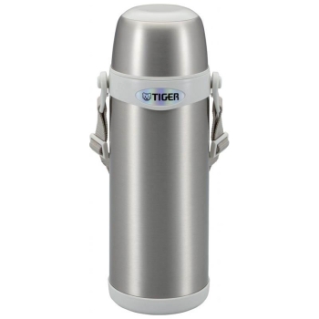 Термос TIGER MBI-A080 Clear Stainless White 0,8 л цв. серебристый с белым