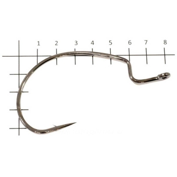 Крючок офсетный DECOY Hook Worm 18 № 5/0 (4 шт.) в интернет магазине Rybaki.ru