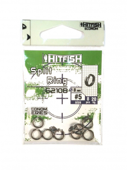 Кольцо заводное HITFISH Econom Series Split Ring № 0 (12 шт.)