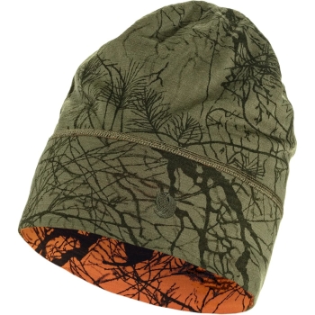 Шапка FJALLRAVEN Lappland Beanie цвет Green Camo-Orange / Multi Camo