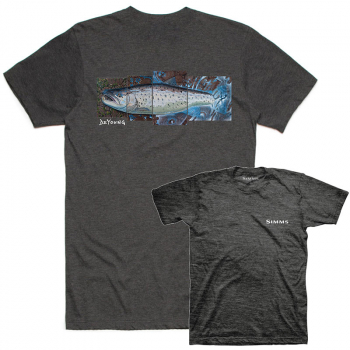 Футболка SIMMS DeYoung Seatrout T-Shirt цвет Charcoal Heather