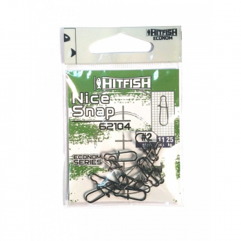 Застежка HITFISH Econom Series Nice Snap № 00 (11 шт.)