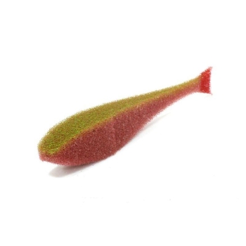 Поролоновая рыбка LEX Classic Fish NO 10 BLB (кирпичное тело / салатовая спина / красный хвост) в интернет магазине Rybaki.ru