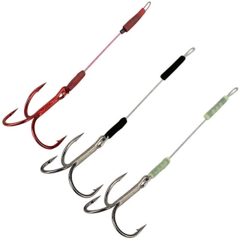 Крючок подвесной SAVAGE GEAR Carbon49 Stinger № 1 9 см (3 шт.) в интернет магазине Rybaki.ru