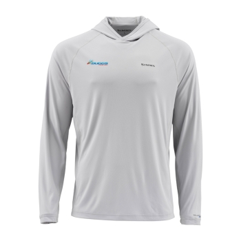 Термокофта SIMMS SolarFlex Hoody New цвет Sterling в интернет магазине Rybaki.ru