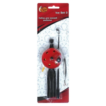 Набор TROUT PRO Ice Set 3 (удочка, шестик, леска, блесна) в интернет магазине Rybaki.ru