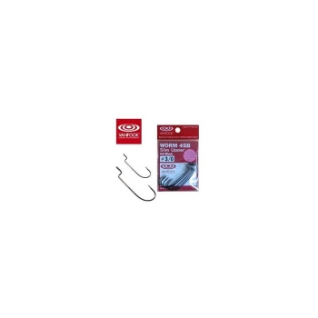 Крючок офсетный VANFOOK Worm 45B № 4/0 (5 шт.) в интернет магазине Rybaki.ru