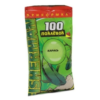 Прикормка SUPER CARP 100 Поклевок Карась 0,9 кг в интернет магазине Rybaki.ru