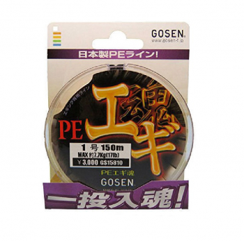 Плетенка GOSEN 4PE Egi Damashi 150 м # 0,6 в интернет магазине Rybaki.ru
