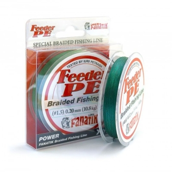 Плетенка FANATIK Feeder PE X4 140 м цв. Зеленый 0,1 мм # 0,4 в интернет магазине Rybaki.ru