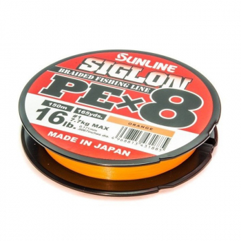 Плетенка SUNLINE Siglon PEx8 150 м цв. оранжевый 0,094 мм в интернет магазине Rybaki.ru