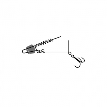 Оснастка XBAITS X Stinger Platinum 130 мм в интернет магазине Rybaki.ru
