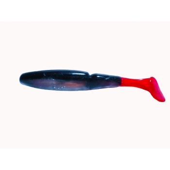 Виброхвост GAMBLER Little EZ 3243 9,5 см (9 шт.) код цв. Black Shad Red Tail в интернет магазине Rybaki.ru