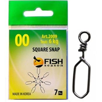 Застежка FISH SEASON Square Snap № 0 (7 шт.)