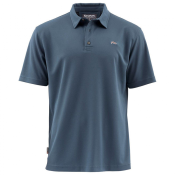 Поло SIMMS Polo SS цвет Dark Moon в интернет магазине Rybaki.ru