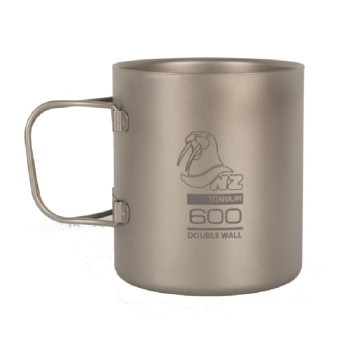 Термокружка NOVAYA ZEMLYA Ti Double Wall Mug (титан) 600 мл