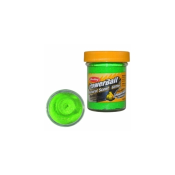 Паста форелевая BERKLEY PowerBait Sinking Dough Original Scent Glitter Trout Bait цв. Весенний лайм в интернет магазине Rybaki.ru