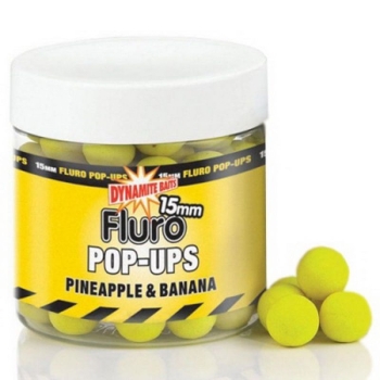 Бойл плавающий DYNAMITE BAITS 15 мм Pineapple & Banana Fluro в интернет магазине Rybaki.ru