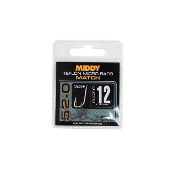 Крючок одинарный MIDDY T52-0 с тефлоновым покрытием (10 шт.) № 24 в интернет магазине Rybaki.ru