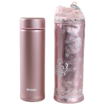 Термокружка TIGER MMP-H030 Pink 0,3 л в чехле в интернет магазине Rybaki.ru