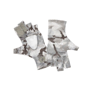 Перчатки SIMMS Solarflex Sunglove цвет Hex Flo Camo Steel