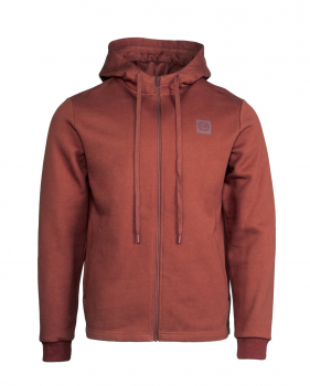 Толстовка FHM Wave zip цвет терракотовый