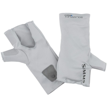 Перчатки SIMMS SolarFlex No-Finger SunGlove цвет Ash в интернет магазине Rybaki.ru